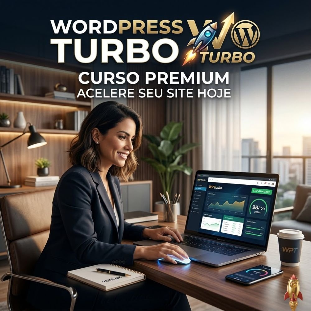 AINEL DO WORDPRESS CONFIGURADO PARA ALTA PERFORMANCE E VELOCIDADE EM CURSO EM VÍDEO WORDPRESS TURBO.
